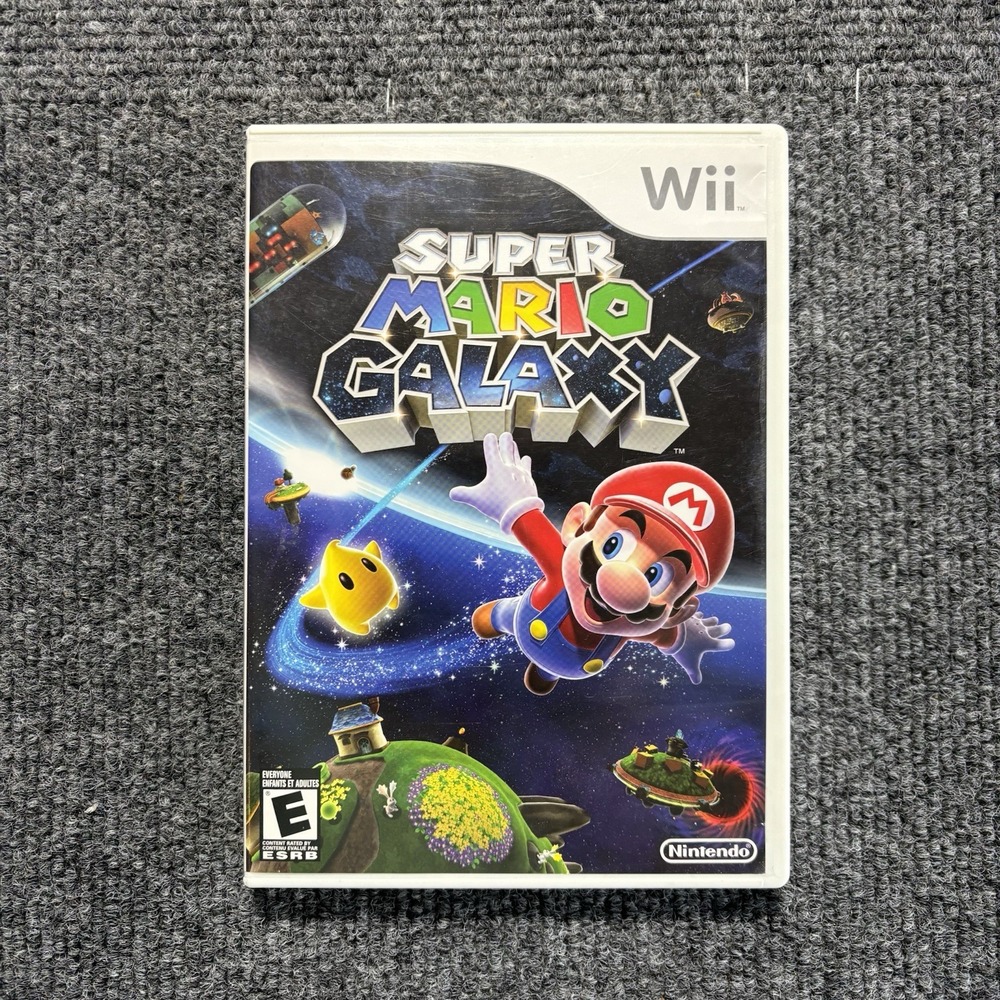 Super Mario Galaxy (Nintendo Wii, 2007) Complete